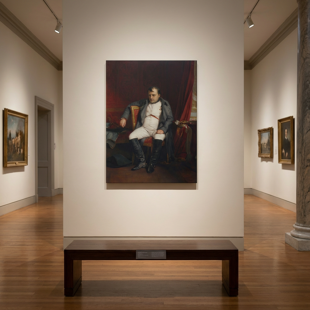 Museum in Leipzig, Germany, where artwork of Paul Delaroche about history is stored