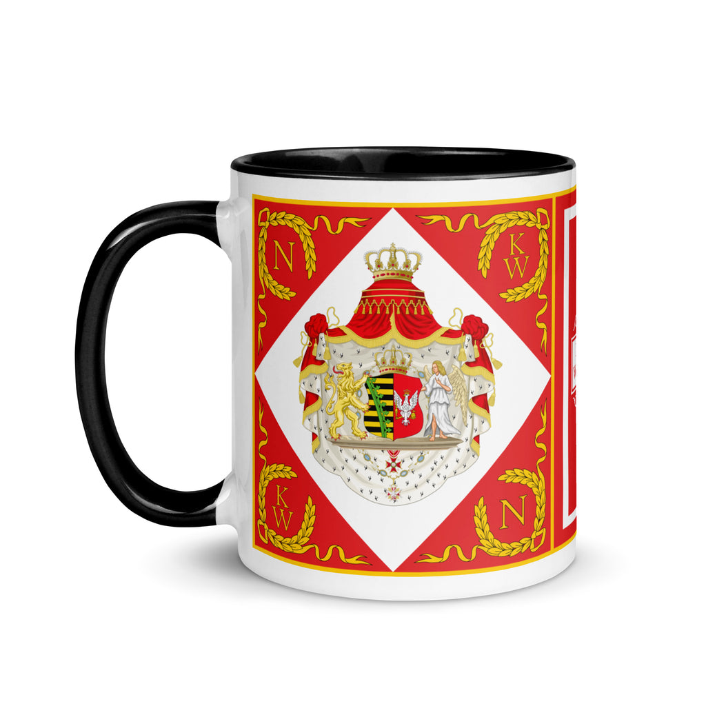 Mug with the flag of Poland and Warsaw printed on it