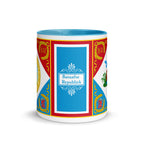 Emblem with the printing batavian republic and bataafse republiek in dutch language