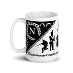 Mug with battles of Napoleon like Rivoli and Pyramids